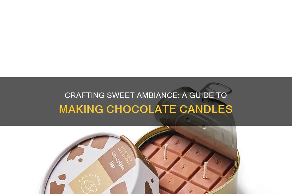 how to make candles out of chocolate
