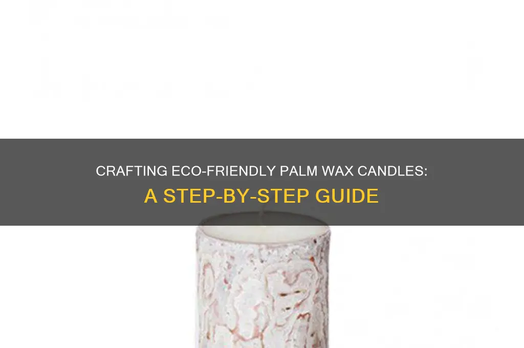 how to make candles out of palm wax
