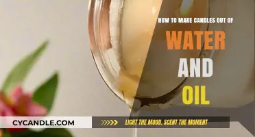 Crafting Water and Oil Candles: A Unique DIY Lighting Guide