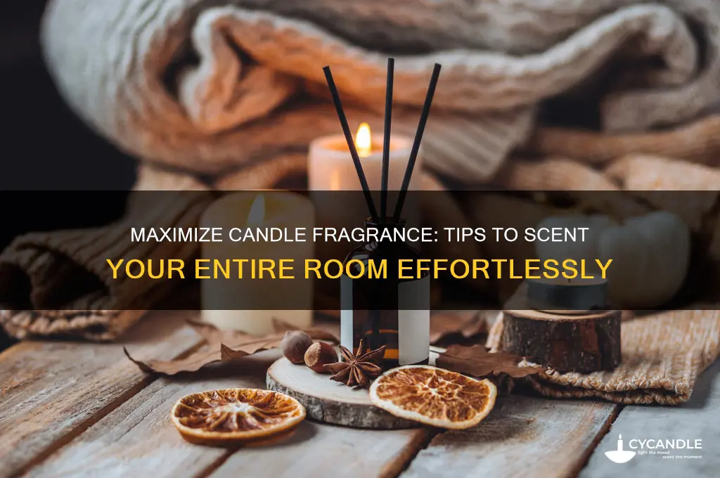 how to make candles scent an entire room