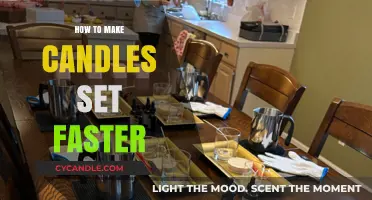 Quick Candle Setting Tips: Accelerate Your Wax Curing Process