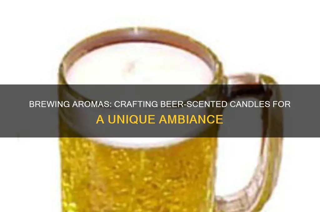 how to make candles smell like beer