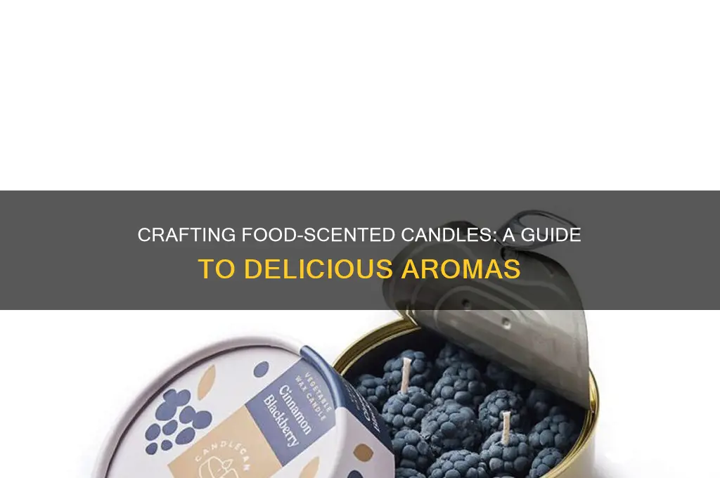 how to make candles smell like food