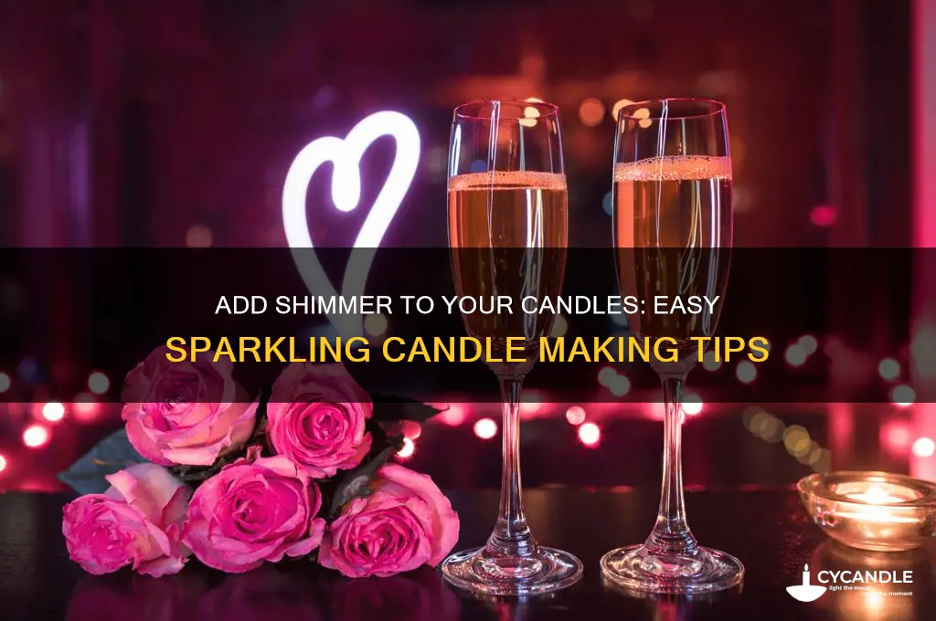 how to make candles sparkle