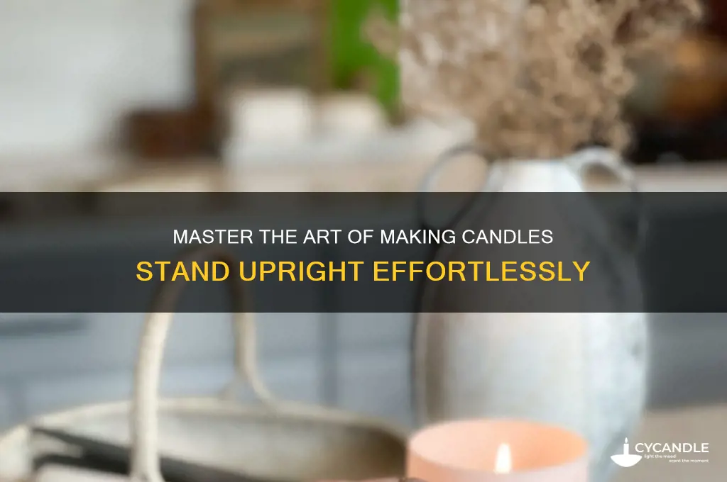 how to make candles stand