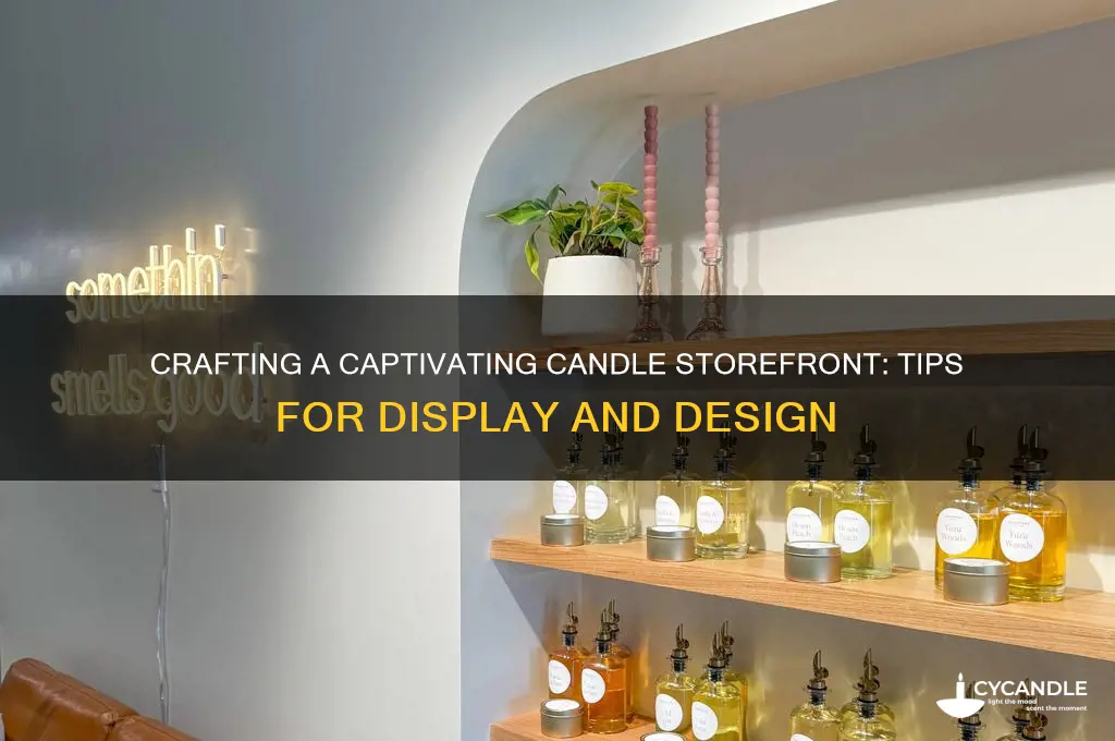 how to make candles storefront