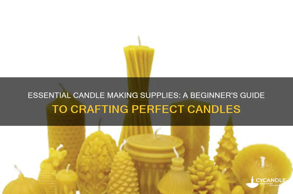 how to make candles supplies