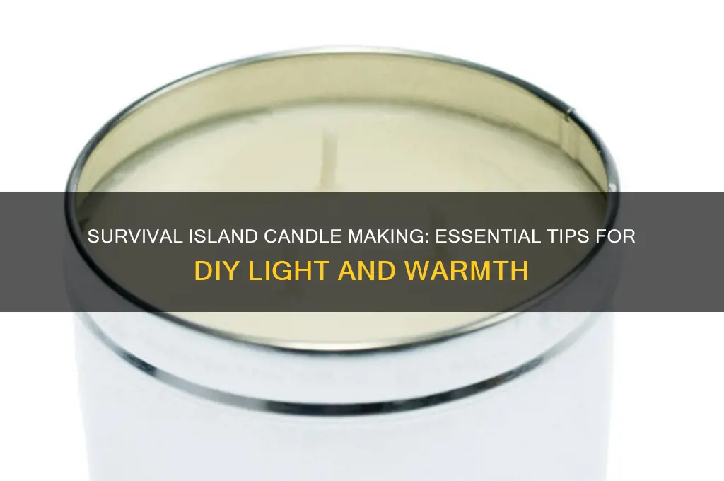 how to make candles survival island