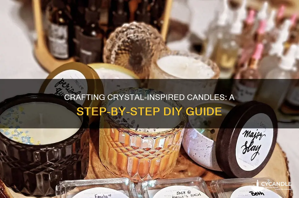 how to make candles that look like crystals