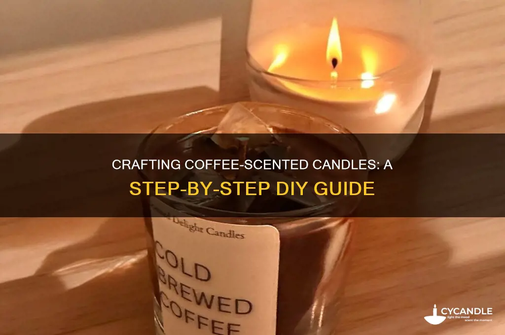 how to make candles that smell like coffee