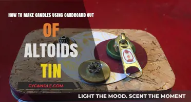 DIY Altoids Tin Candles: Crafting Cardboard Wick Creations Easily