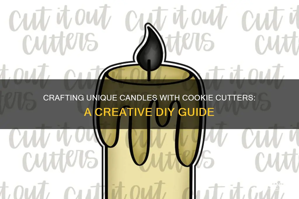 how to make candles using cookie cutters