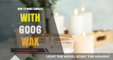 Crafting Perfect Candles: A Guide to Using 6006 Wax