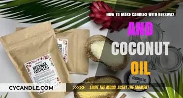 Crafting Natural Beeswax and Coconut Oil Candles: A Simple DIY Guide