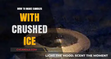 Cool Crafting: Making Unique Candles with Crushed Ice Techniques