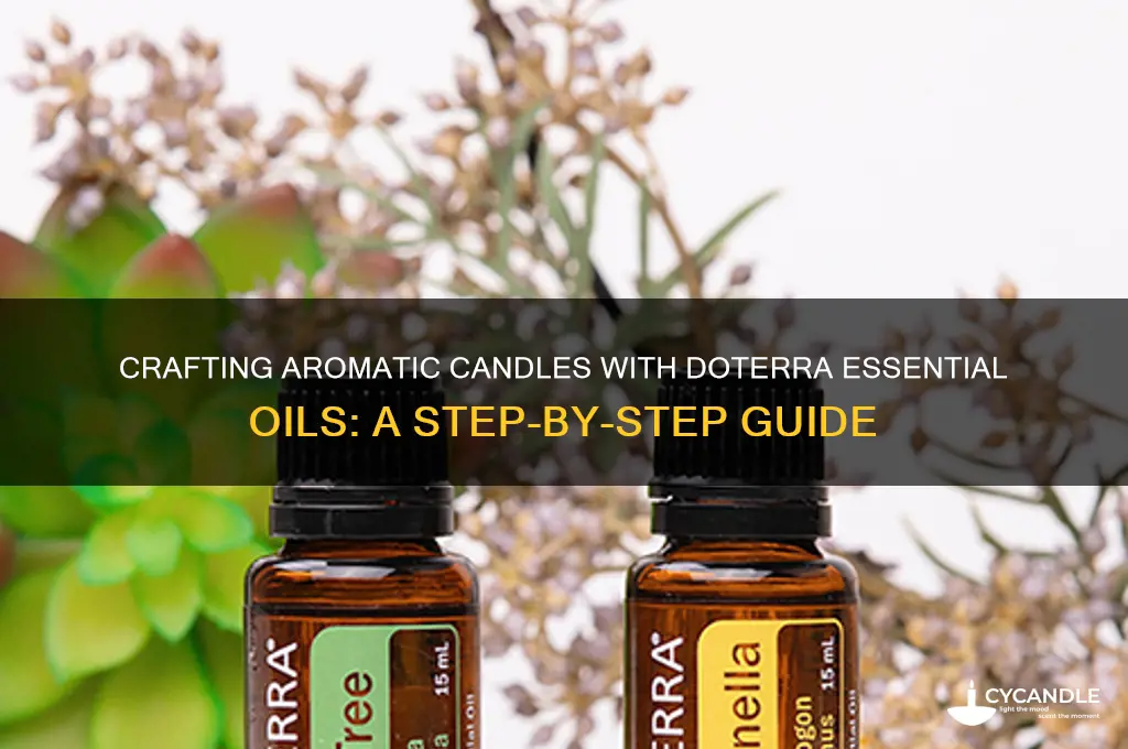 how to make candles with doterra essential oils