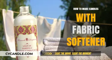Crafting Scented Candles: Using Fabric Softener for a Cozy Home Aroma