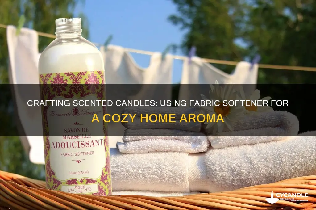 how to make candles with fabric softener