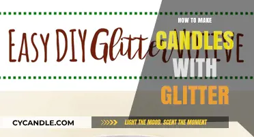 Sparkling DIY: Crafting Glitter Candles for a Magical Glow
