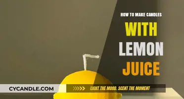 Crafting Citrus-Scented Candles: A Lemon Juice DIY Guide