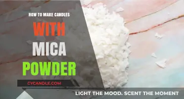 Crafting Shimmering Candles: A Guide to Using Mica Powder