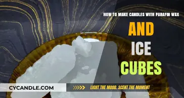 Crafting Candles: Paraffin Wax and Ice Cube Technique Revealed