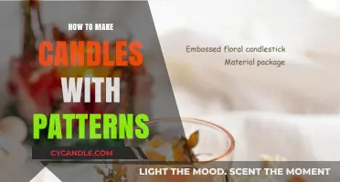 Creative Candle Making: Crafting Beautiful Patterned Candles at Home