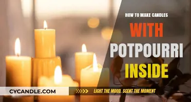 Crafting Scented Candles: Embedding Potpourri for Aromatic Ambiance