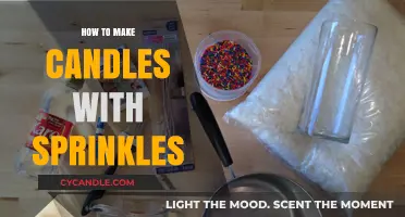 Creative Candle Making: Adding Sprinkles for a Fun, Colorful Twist