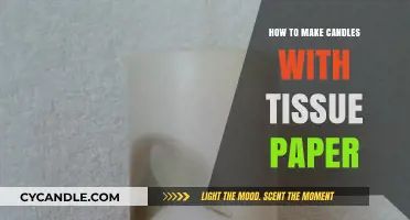 Creative Candle Making: Tissue Paper Techniques for Unique Designs