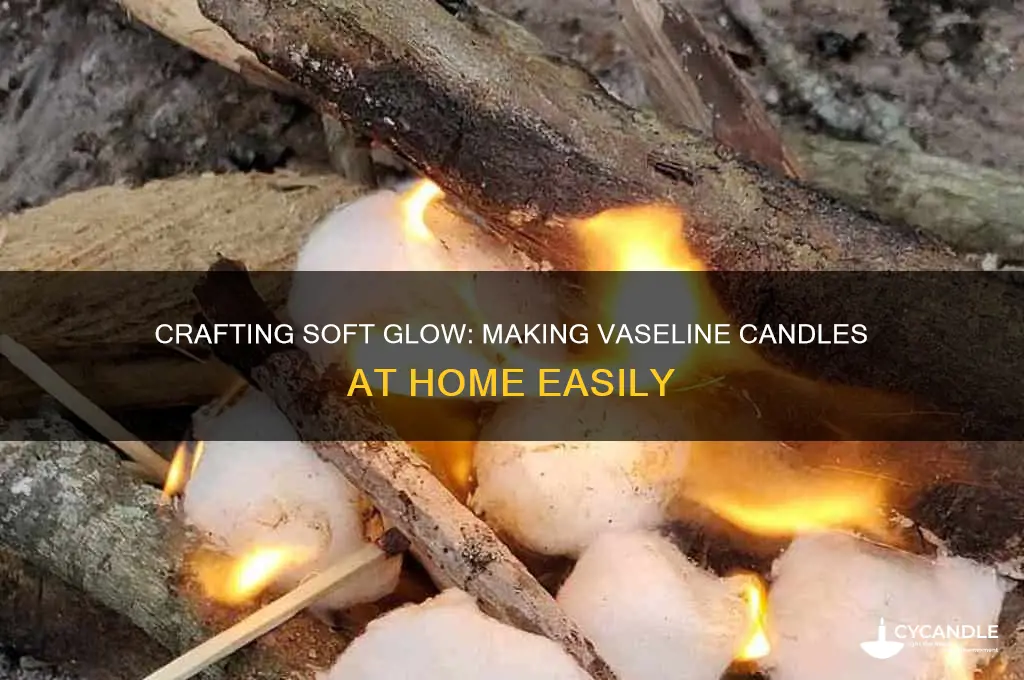 how to make candles with vaseline