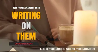 Crafting Custom Candles: Adding Personalized Writing to Your Creations