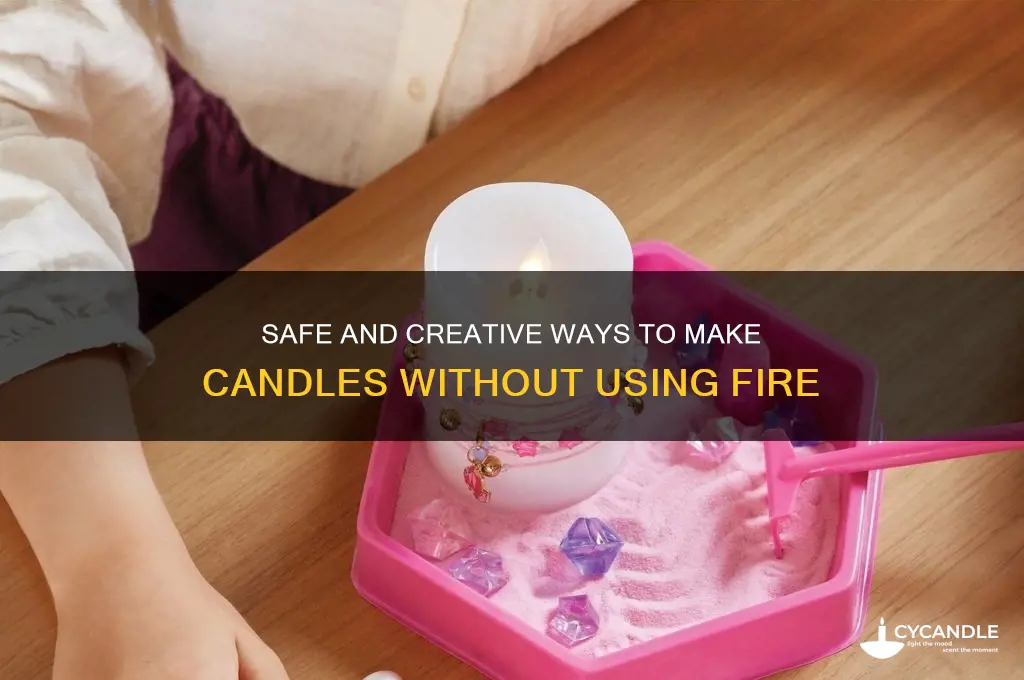 how to make candles without fire