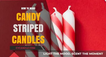 Create Stunning Candy Striped Candles: Easy DIY Craft Guide