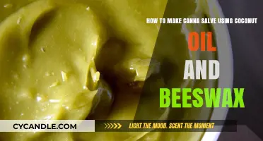 Crafting Canna Salve: Coconut Oil & Beeswax DIY Guide