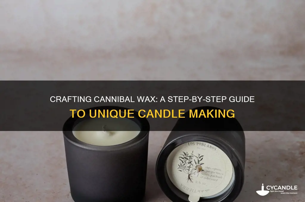how to make cannibal wax