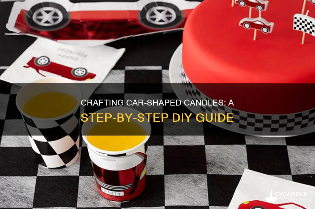 how to make car candles