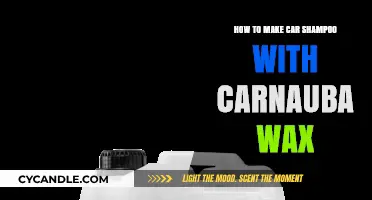 DIY Carnauba Wax Car Shampoo: Easy Homemade Recipe for Ultimate Shine