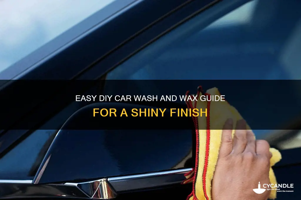 how to make car wash and wax