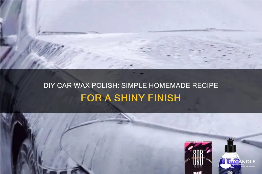 how to make car wax polish at home
