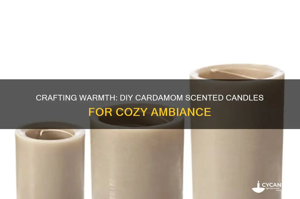 how to make cardamom scented candles
