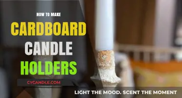 Creative DIY: Crafting Beautiful Cardboard Candle Holders at Home