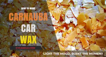 Crafting Carnauba Car Wax: A Step-by-Step DIY Guide