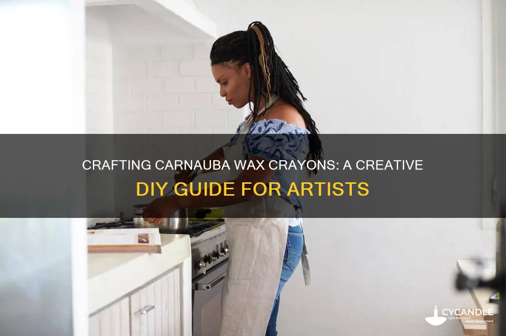 how to make carnauba wax crayons
