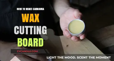 Crafting a Carnauba Wax Cutting Board: A Step-by-Step Guide