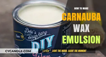 Crafting Carnauba Wax Emulsion: A Step-by-Step DIY Guide