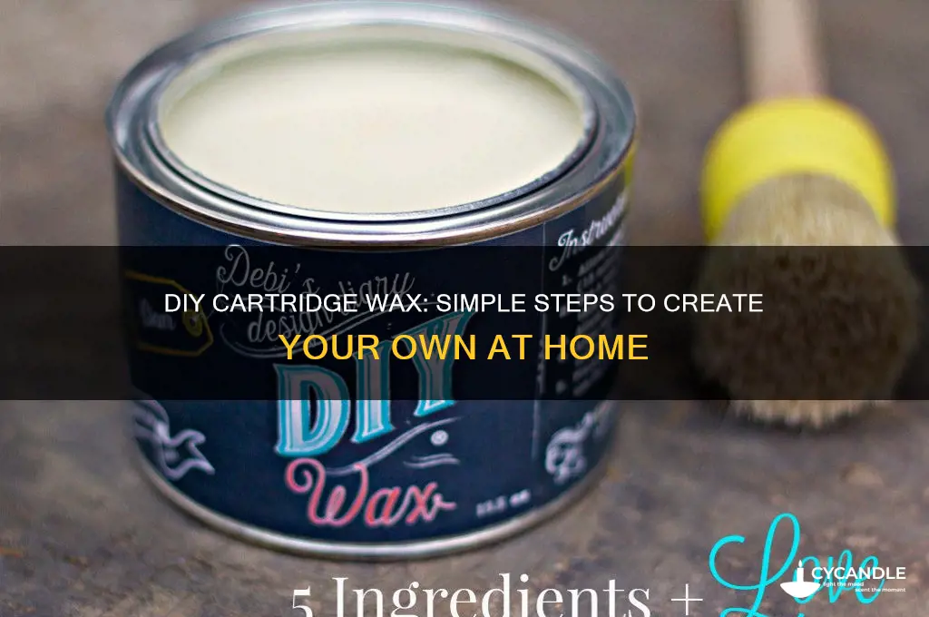 how to make cartridge wax