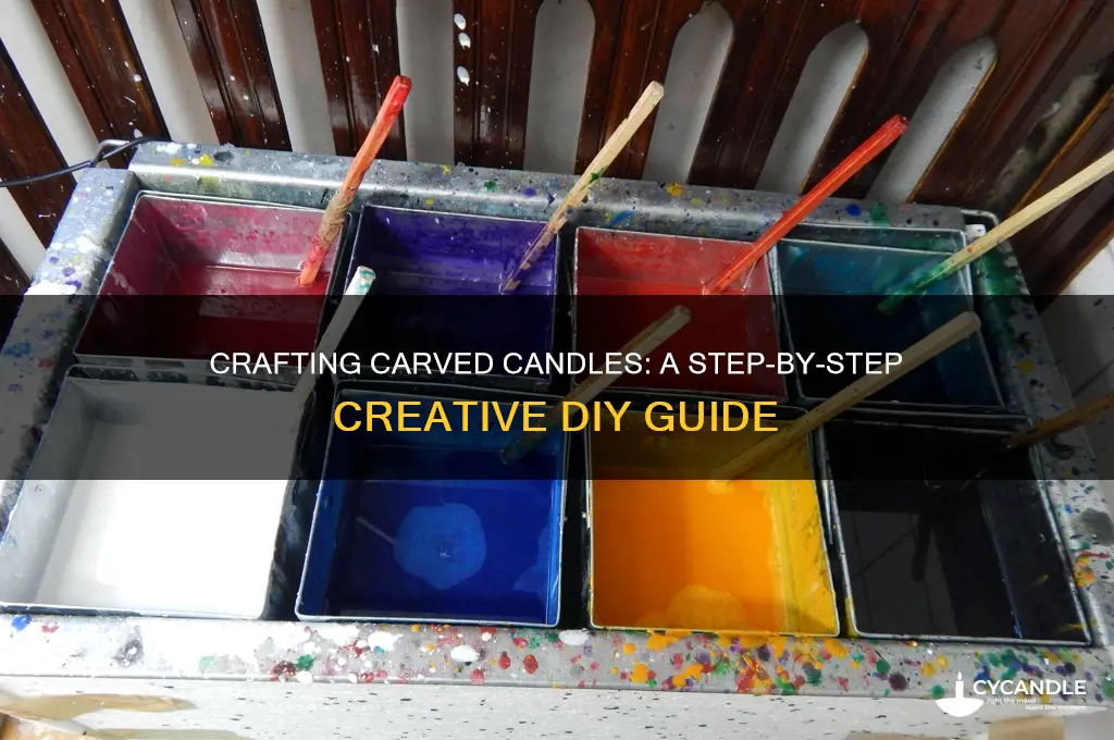 how to make carved candles