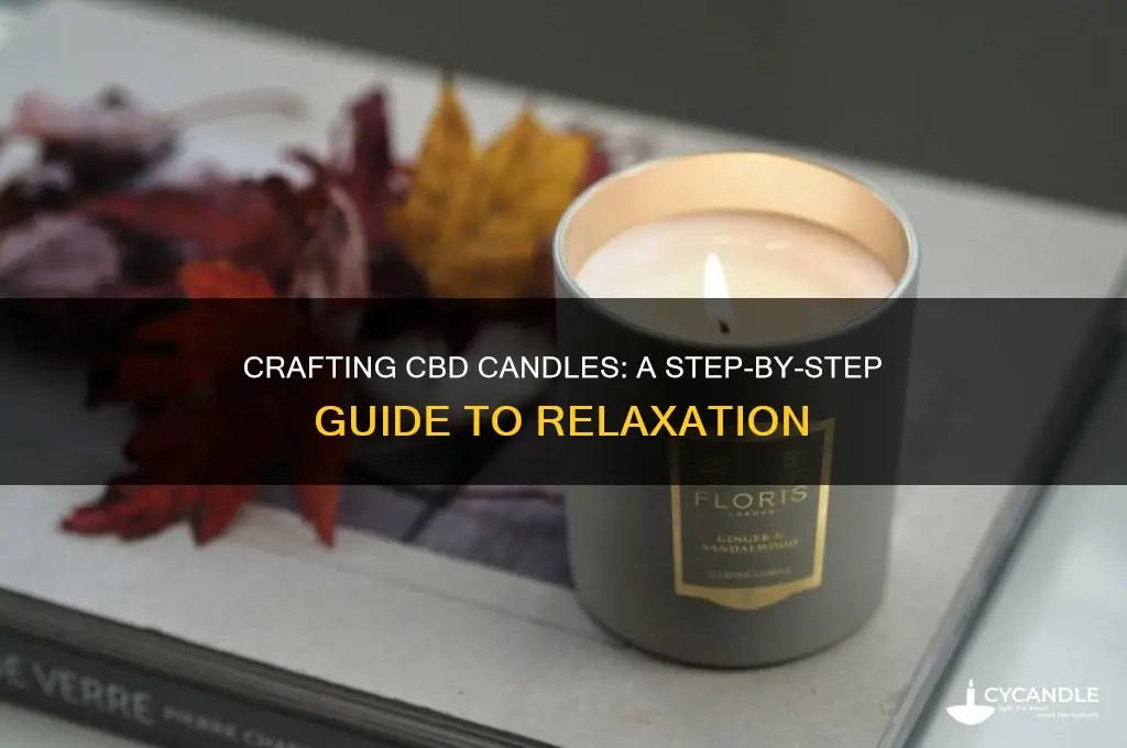 how to make cbd candles
