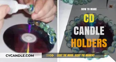 Creative DIY: Transforming Old CDs into Unique Candle Holders